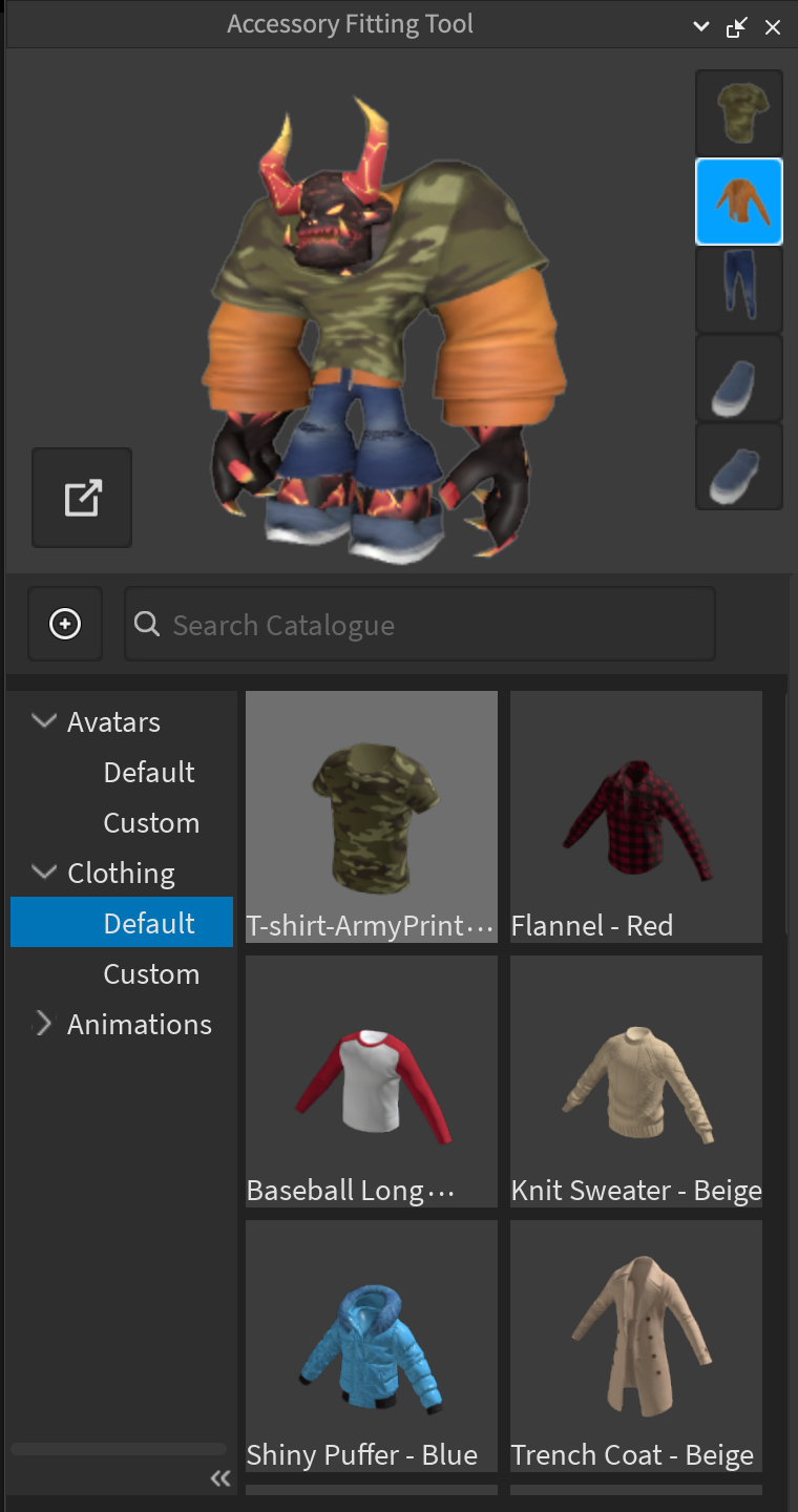 Classic Clothing  Documentation - Roblox Creator Hub