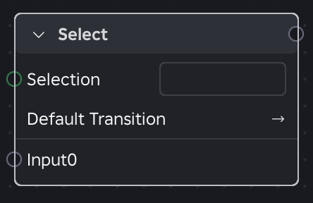 عقدة Select