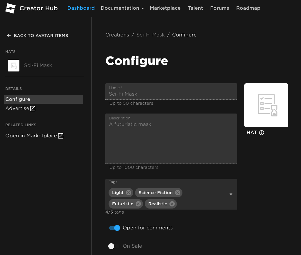 Accessories Documentation - Roblox Creator Hub