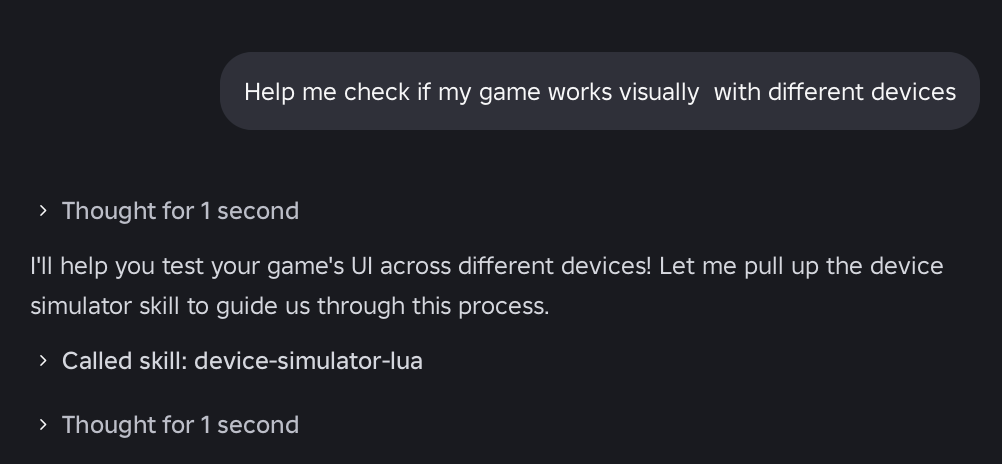Using skills automatically in Assistant.