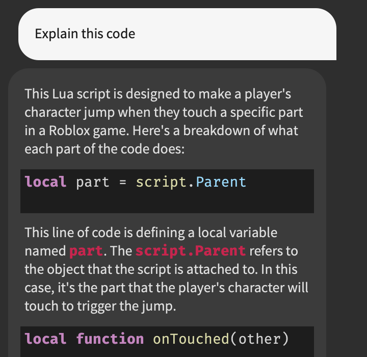 Script Editor Documentation - Roblox Creator Hub