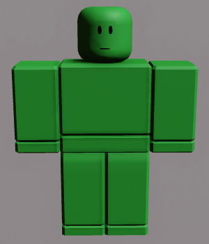 A Roblox man face, 3D models download