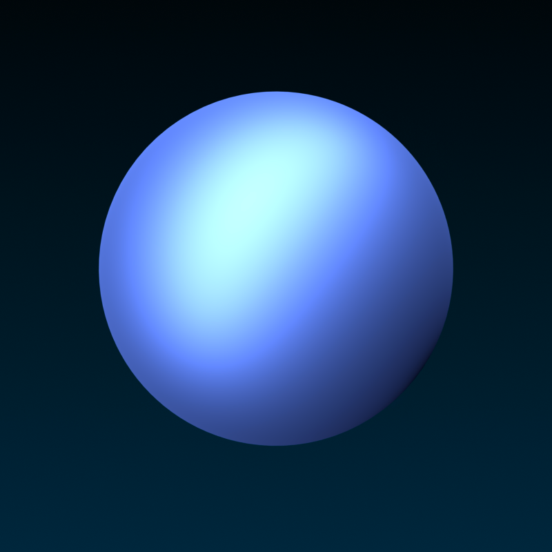 A single sphere part