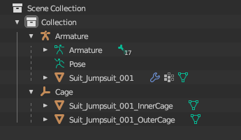 Blender clothing data model example