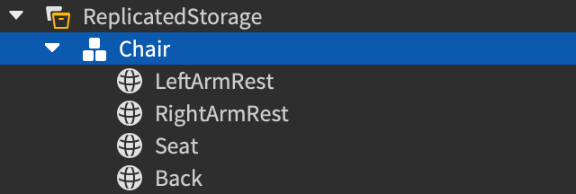 A Model within ReplicatedStorage.