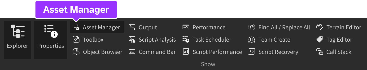 Asset Manager  Documentation - Roblox Creator Hub