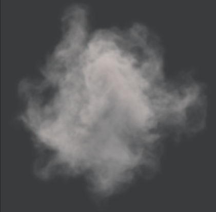 The 2D texture that represents the mist.