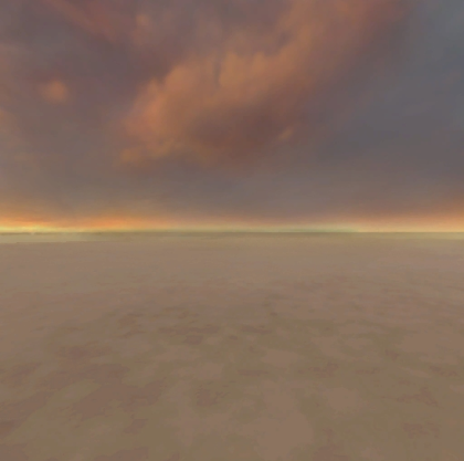 The 2D texture that represents left cubical face of the skybox.