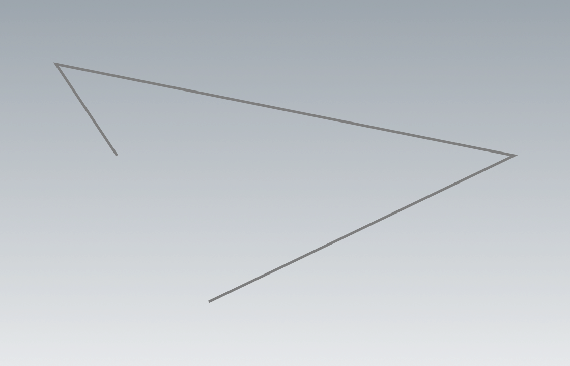 Diagram illustrating a path with Thickness of 2 and Color3 of (125, 125, 125).